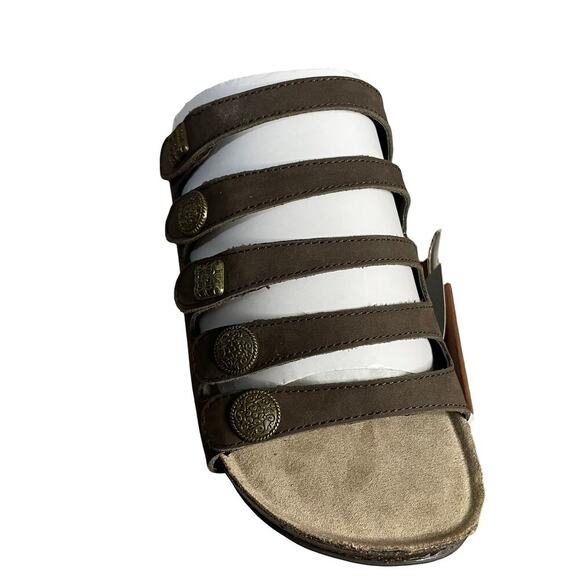 Pure Sole Mesa Dark Brown Sandal NWT 9W - Picture 7 of 8